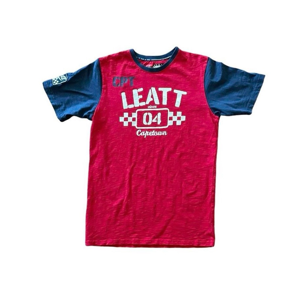 Leatt Cape Town Red & Blue Tee - Size S